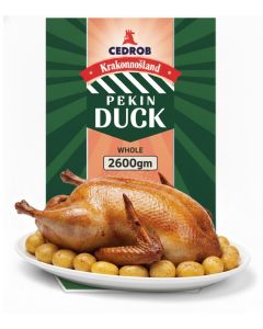 Cedrob Halal Duck Whole Peking 2.6kg