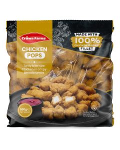 CF BREADED CHICKEN POPS WINDOW 500G   