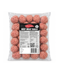 CROWN FARMS BEEF MEAT BALLS 650g