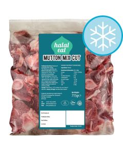 HALAL EAT MUTTON MIX CUT 715G
