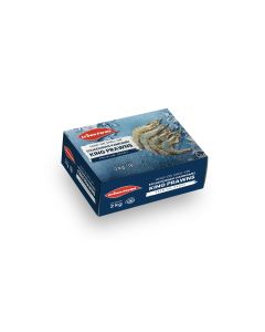Ecuador Vannamei King Prawn Head On Shell On 20-30 2kg Net