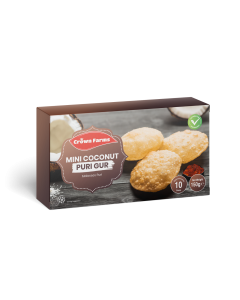 CROWN FARMS MINI COCONUT PURI GUR 10PC 