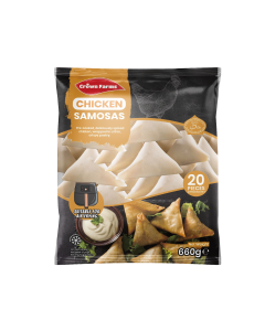 CROWN FARMS CHICKEN SAMOSAS 20PC