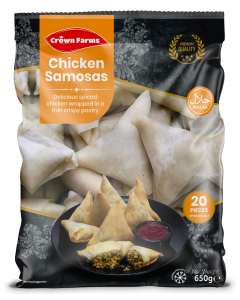 C/F CHICKEN SAMOSAS 20PC 
