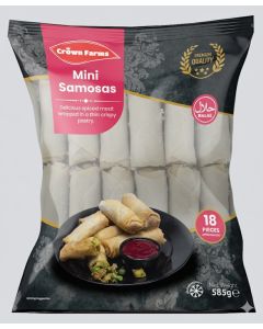 Crown Farms Meat Spring Rolls 18Pc 585g