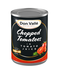 DON VALLE CHOPPED TOMATOES 2.5KG