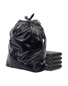HEAVY DUTY BLACK REFUSE SACKS 18X29X39