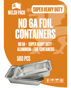 WP SUPER HEAVY NO6A FOIL CONTAINERS 500pc