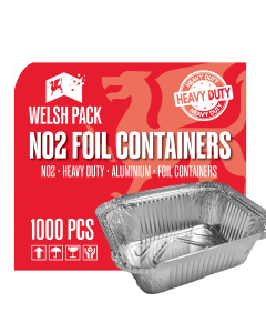 WELSH PACK FOIL CONTAINERS NO2 1000PC