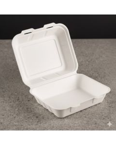 BAGASSE MEDIUM HP9 WHITE 200pc