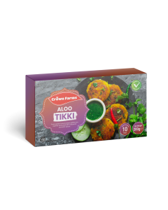 CROWN FARMS ALOO TIKKI 10PC 200g