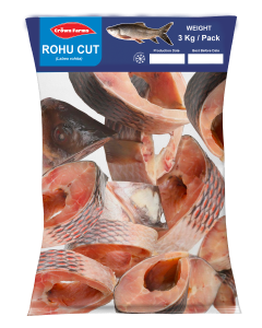 CF CUT ROHU FISH 3KG