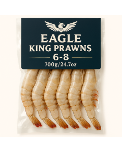 EAGLE KING PRAWNS 6-8  700g