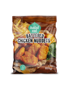 HALAL EAT BATT CHICKEN NUGGETS 835G     