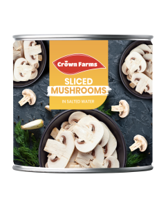 CROWN FARMS SLICED MUSHROOMS